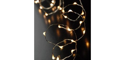 2m 20LED Silver Wire Seed Fairy Lights - Warm White - Party Lights Company
