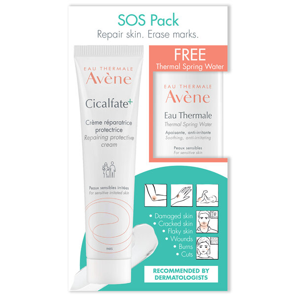 Avene Cicalfate+ Cream & Free Water SOS Kit