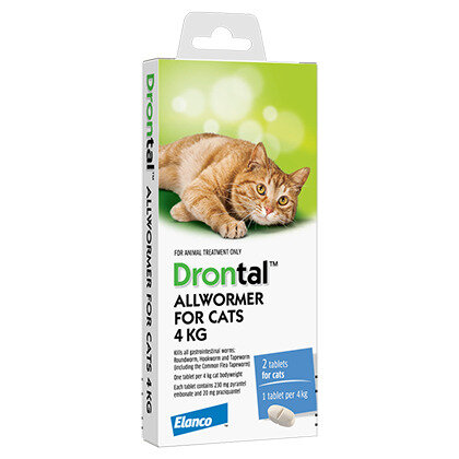 Drontal® Allwormer For Cats 4kg or 6kg