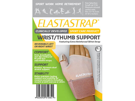 Elastastrap Wrist & Thumb Supp Sml