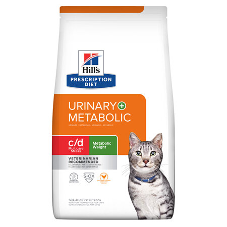 Hill's Prescription Diet c/d Multicare Stress Urinary + Metabolic Weight Dry Cat Food