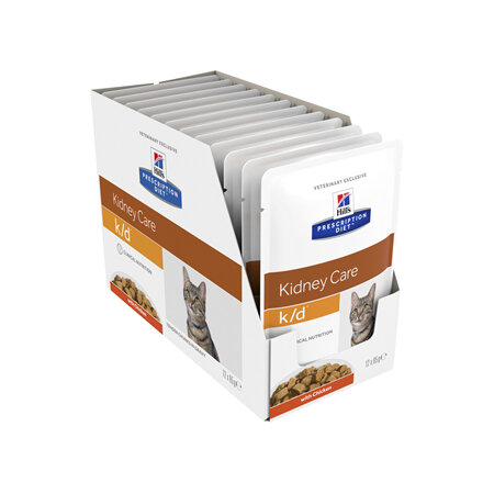 Hill's Prescription Diet k/d Kidney Care Chicken Cat food pouches