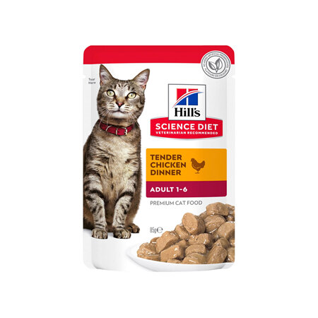 Hill's Science Diet Adult Chicken Cat Food Pouches