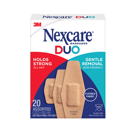 NEXCARE DUO ASSORTED BANDAGES 20