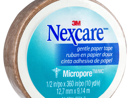 Nexcare Gentle Paper Tape Tan 12.5Mm X 9.1M