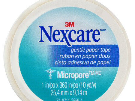 Nexcare Gentle Paper Tape Wht 25Mm X 9.1M