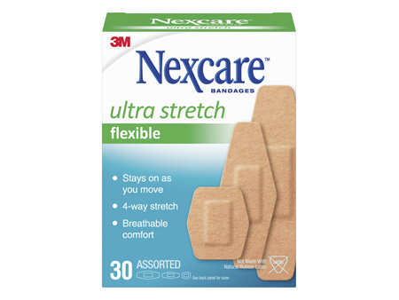 Nexcare Ultra Stretch Flexible 30 Asstd