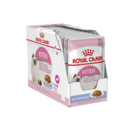 ROYAL CANIN® Kitten Jelly Wet Cat Food Pouches 12 x 85g