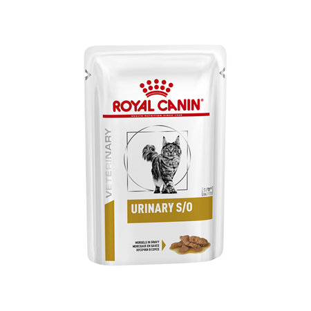 ROYAL CANIN® VETERINARY DIET Urinary S/O Adult Wet Cat Food Pouches 12 x 85g