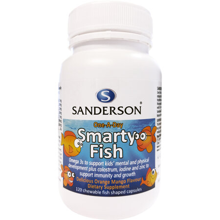 Sanderson 1-A-Day Smarty Fish - 120 Capsules