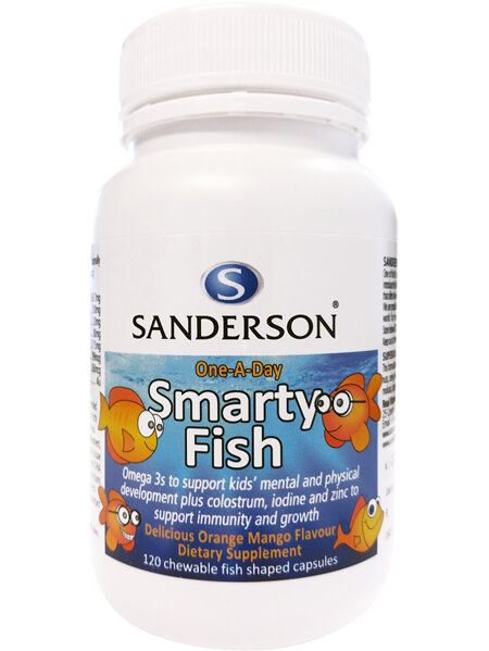 Sanderson 1-A-Day Smarty Fish - 120 Capsules