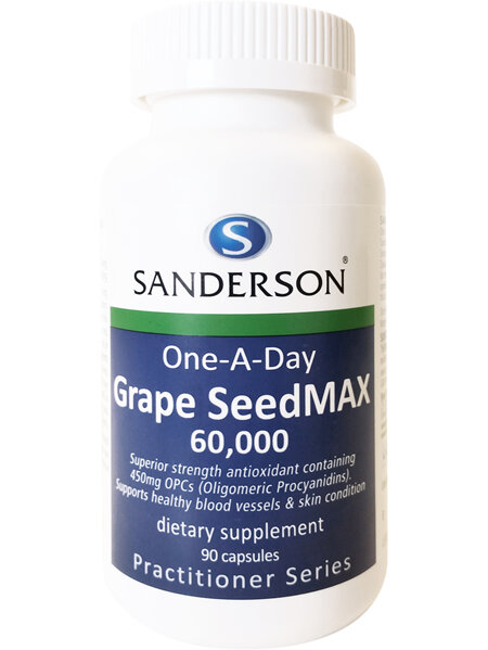 Sanderson Grape SeedMAX 60,000 - 90 Caps
