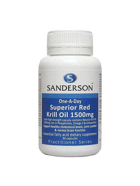 Sanderson™ Superior Red Krill Oil 1500Mg - 30 Capsules