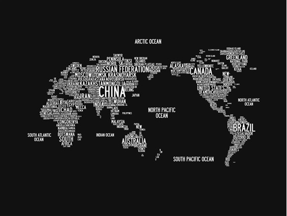 word world map world word map canvas print
